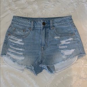Hi-Rise American Eagle Jean Shorts